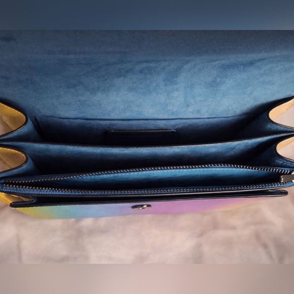 Coach Klare Ombré Rainbow Crossbody + Matching Zip Wallet | Authentic - Picture 5 of 10